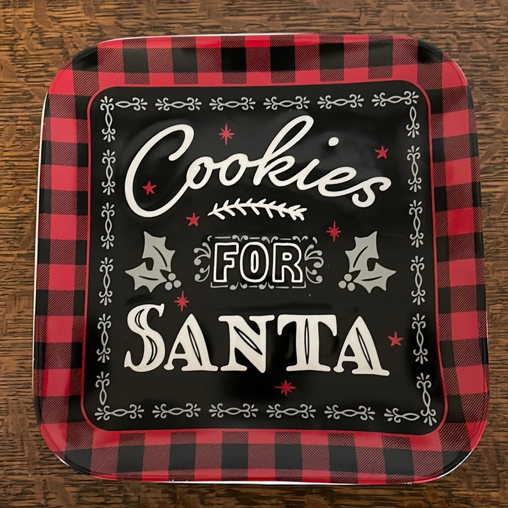 🎄Christmas Cookies for Santa Plate